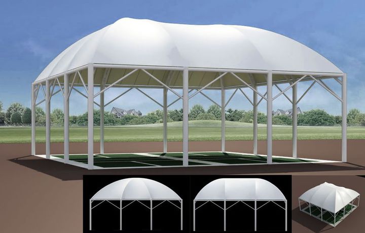 公交車站膜結構